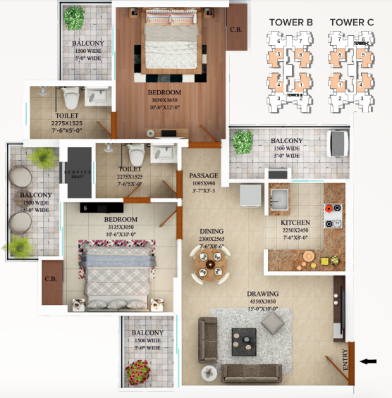 civitech string floor plan